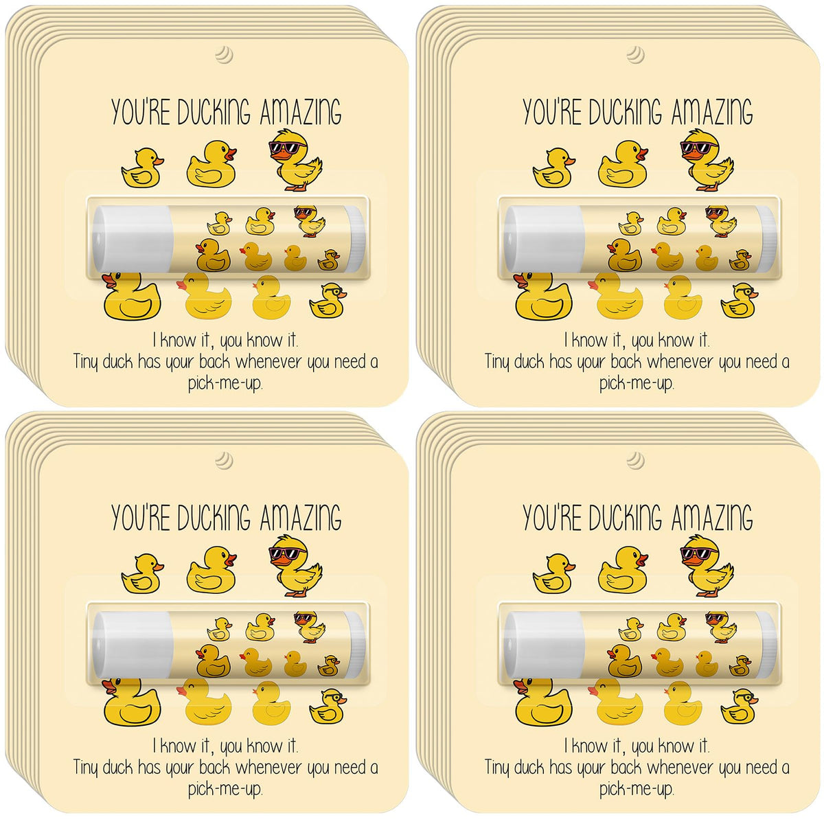 Sacubee duck-theme packaging for coworker appreciation and gifts