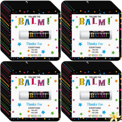 Sacubee lip balm 5-pack; vanilla scent and gift-ready presentation for coworkers.