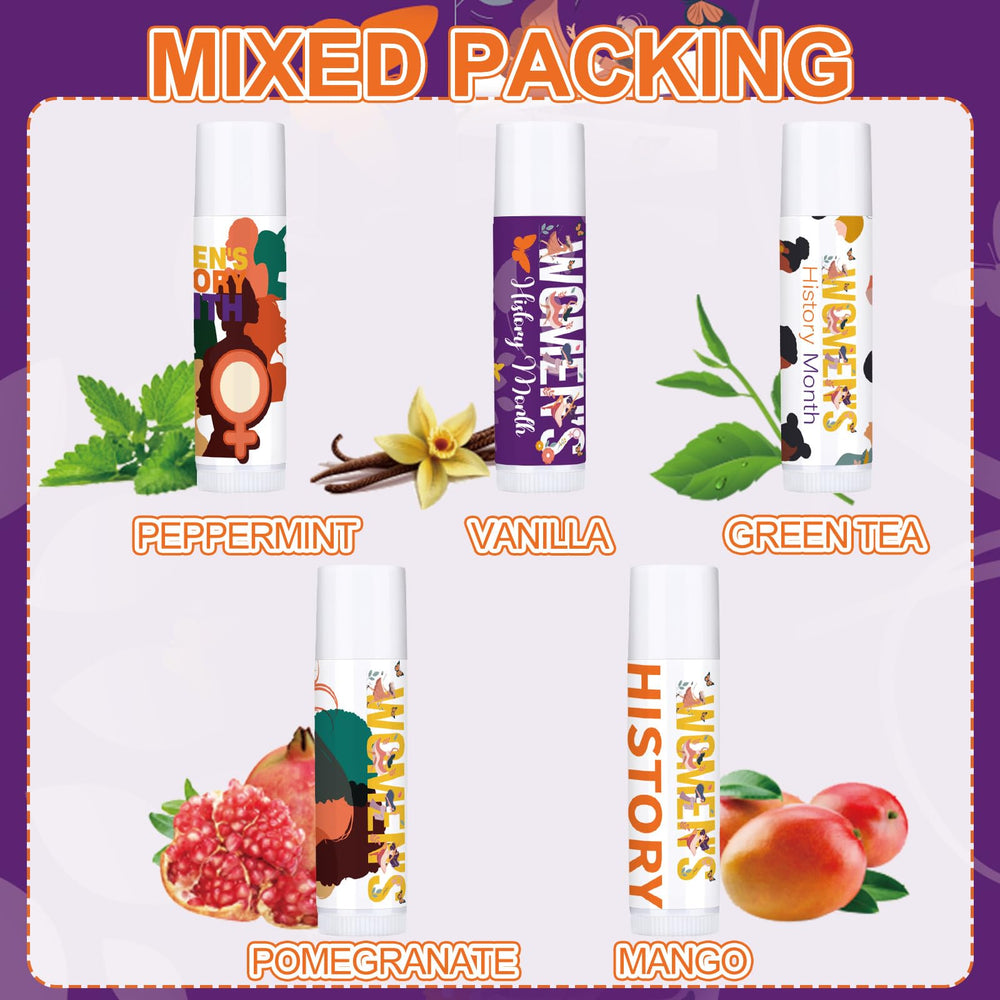 Sacubee lip balm with white and purple design, ideal awareness gifts