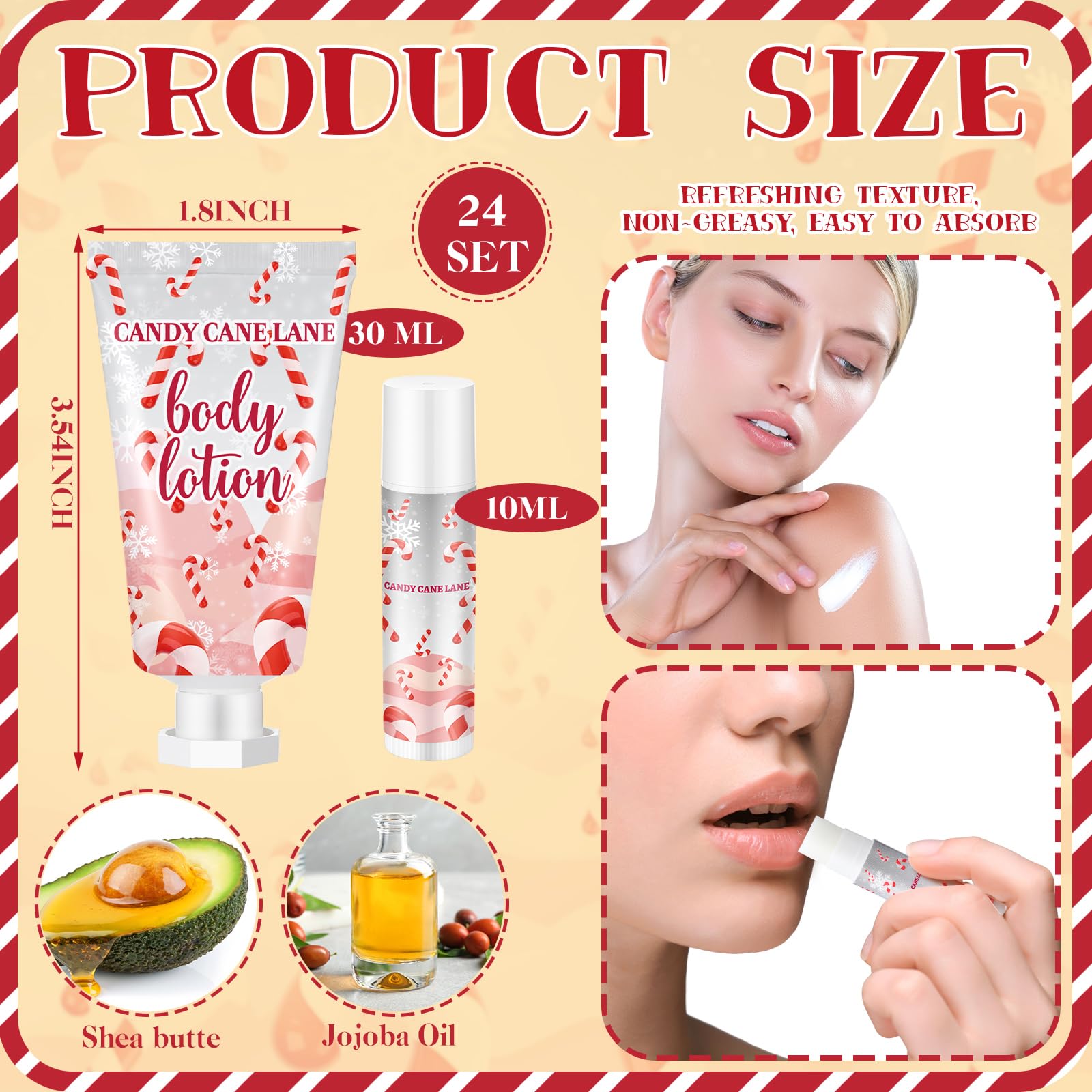 Sacubee mint vanilla lip balm close-up for easy daily care