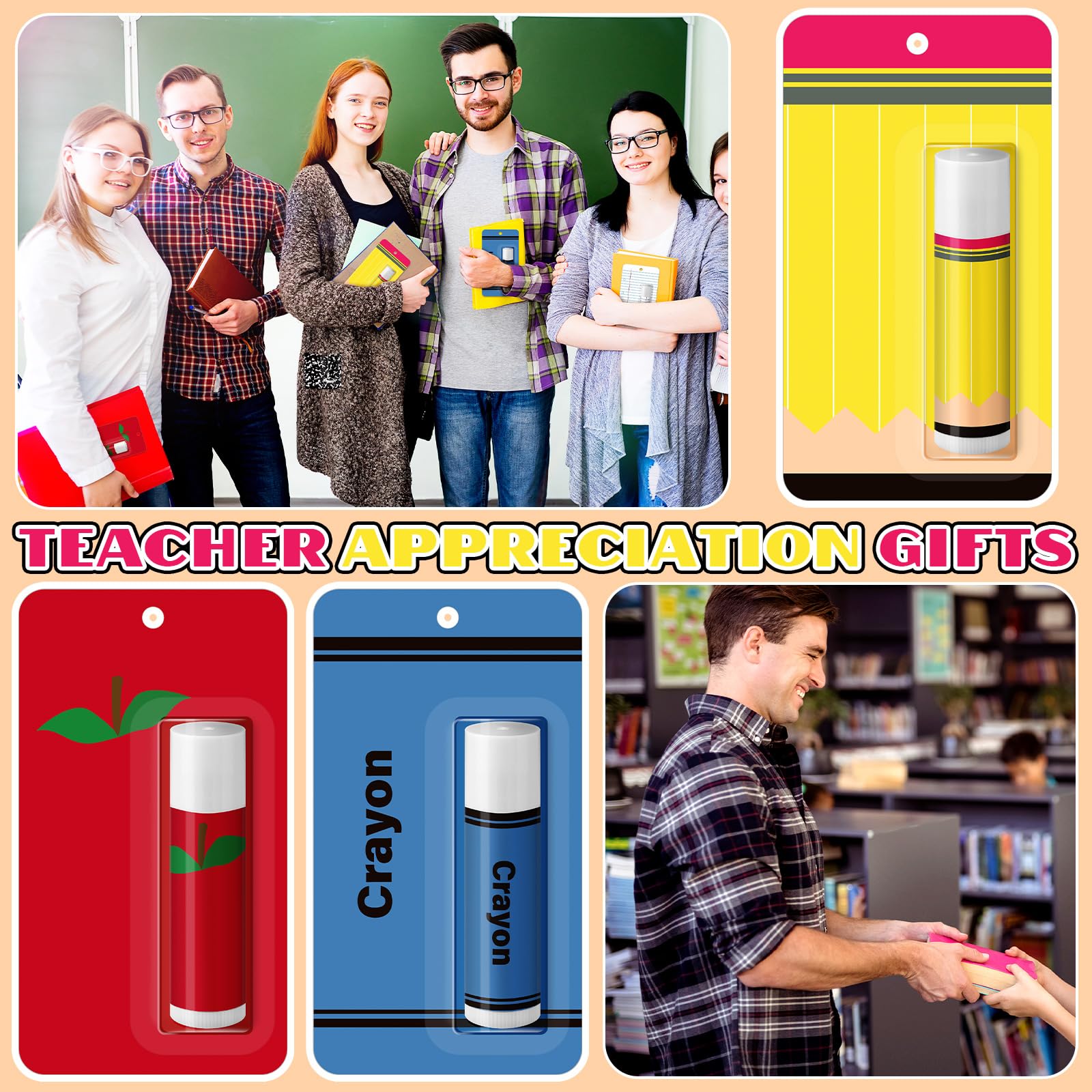 Sacubee teacher appreciation bulk lip balms ideal for gifting
