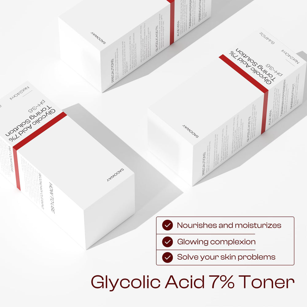 Toner applied with cotton pad after cleansing to prep skin with SADOWAY Toner.