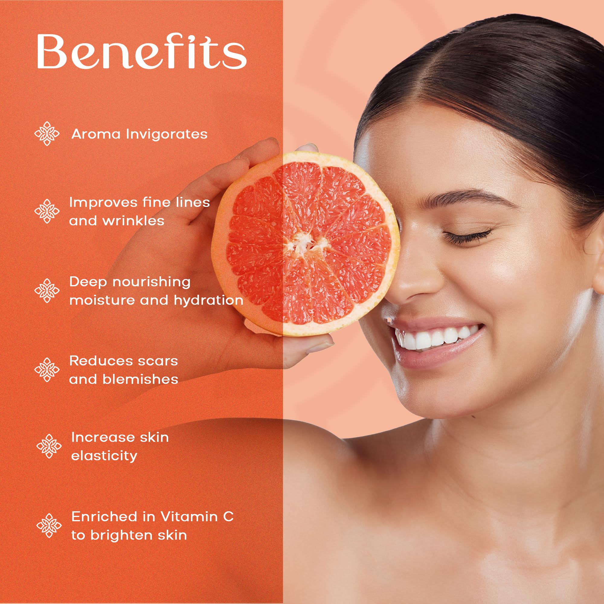 Composition argan et huile de pamplemousse pour nutrition peau et cheveux