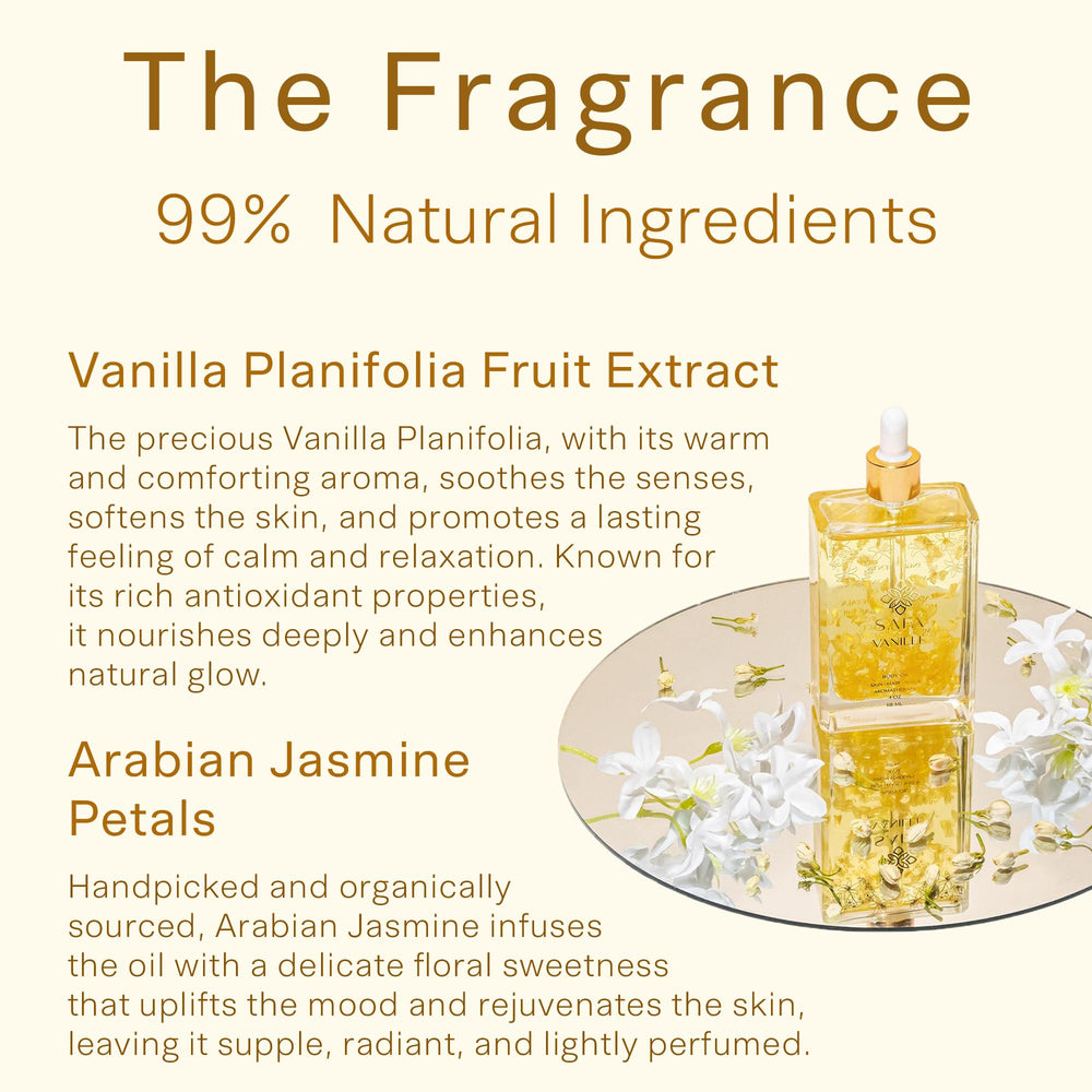 Arabian jasmine petals infused for skin hydration and elasticity support