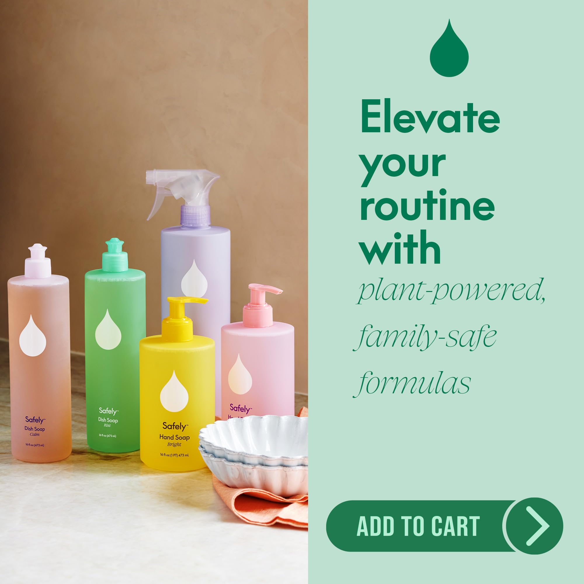 Safely Foaming Hand Soap family-friendly design suits frequent use.