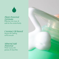 Safely Foaming Hand Soap hands-washing scene highlighting gentle cleansing.