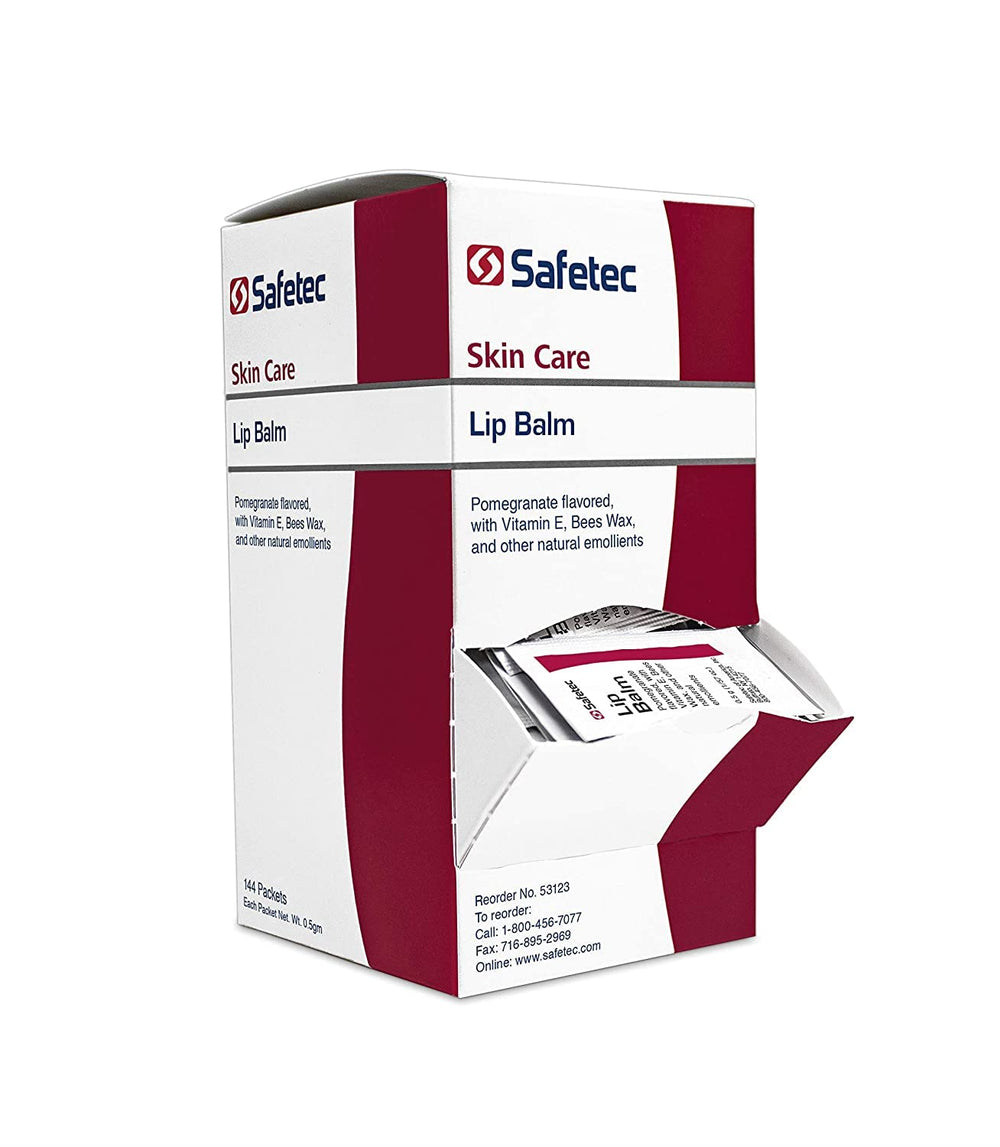 Safetec Lip Balm Pomegranate Twist for easy daily hydration