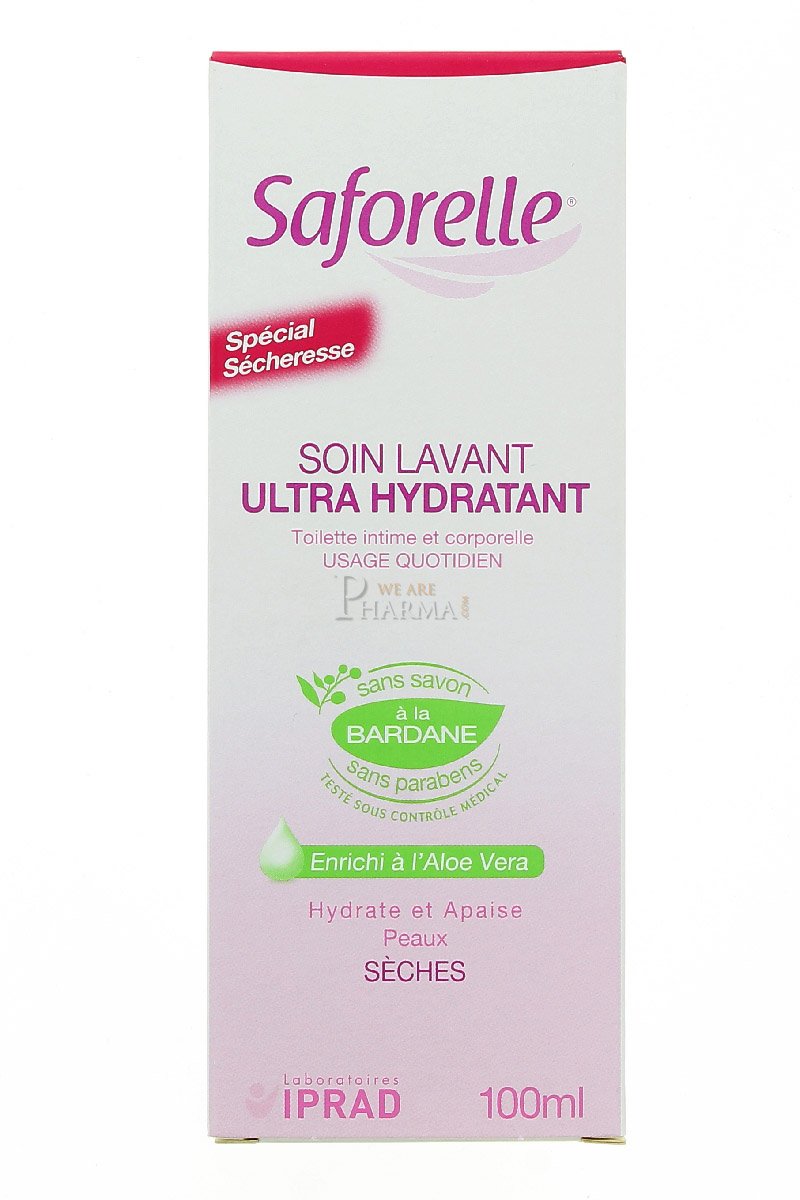 Saforelle ultra hydrating cleansing care bottle for gentle daily cleansing and comfort