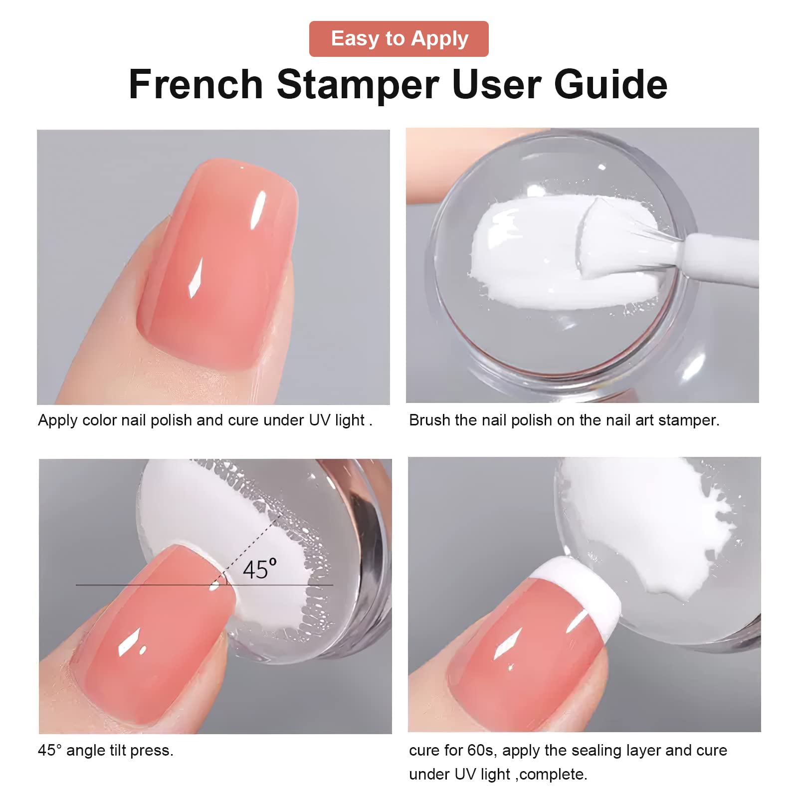SAGEBIO easy clean stamping kit for quick cleanup and reuse.