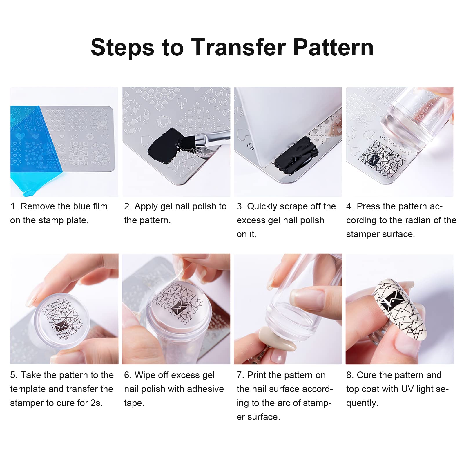 SAGEBIO gift ready nail art stamper kit for creative gifting.