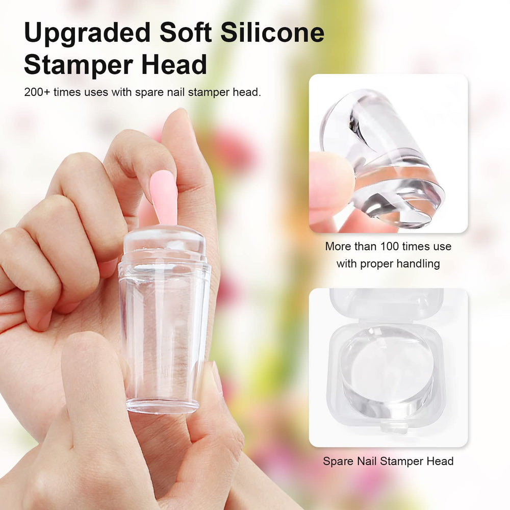 SAGEBIO stamping jelly with scraper enables clean pattern pickup.