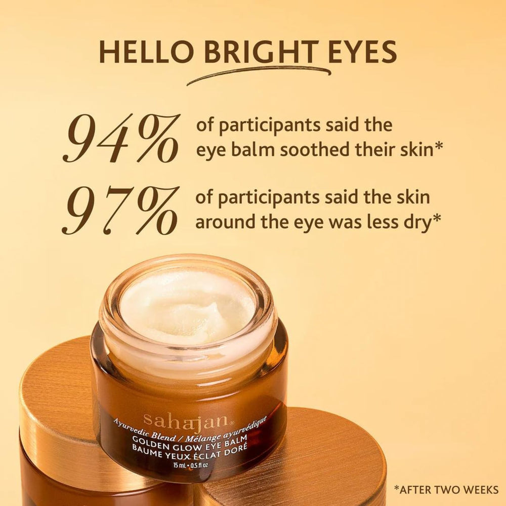 Rose oil in Sahajan Golden Glow Eye Balm provides soothing nourishment