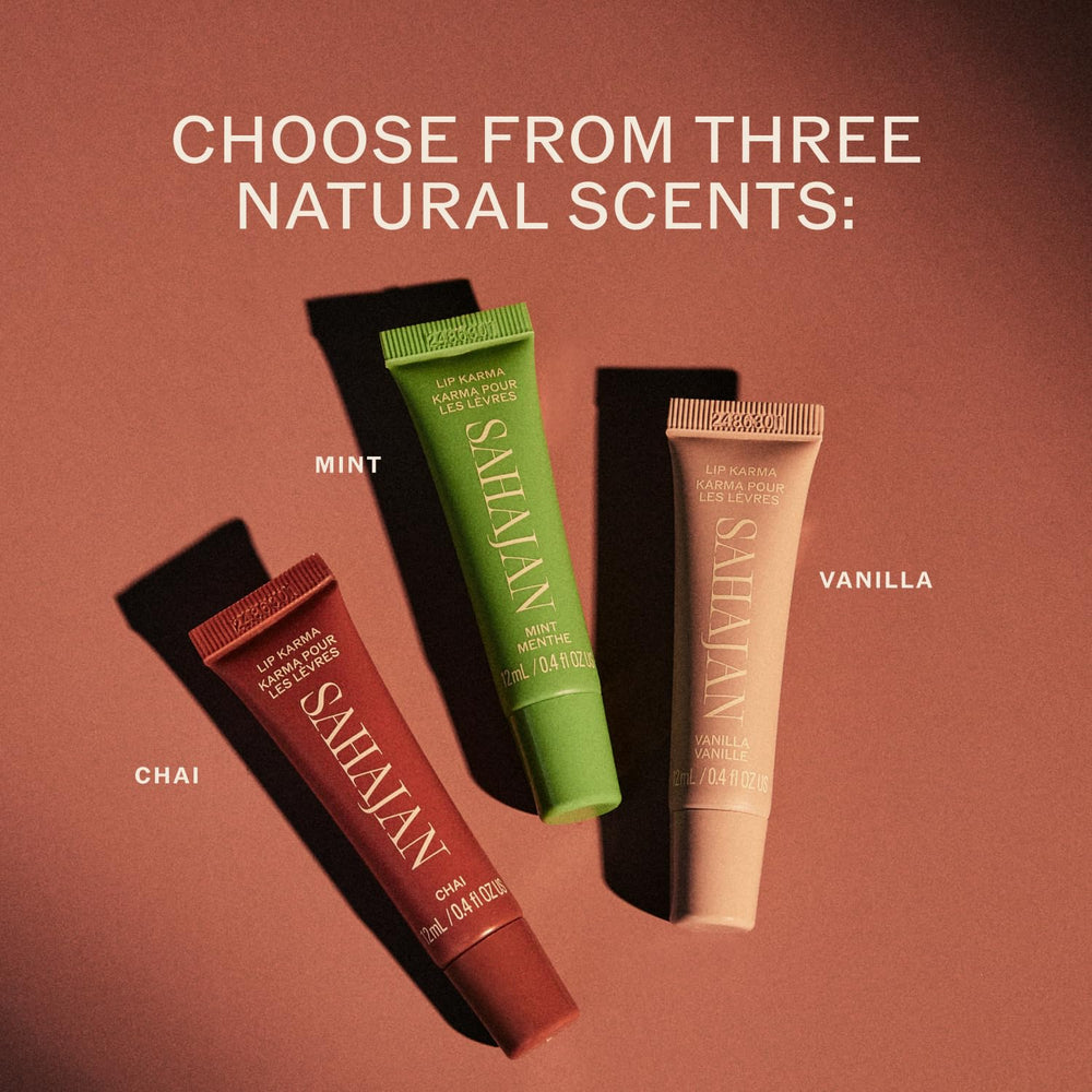 Sahajan Lip Karma Vanilla enriched with argan and castor oils