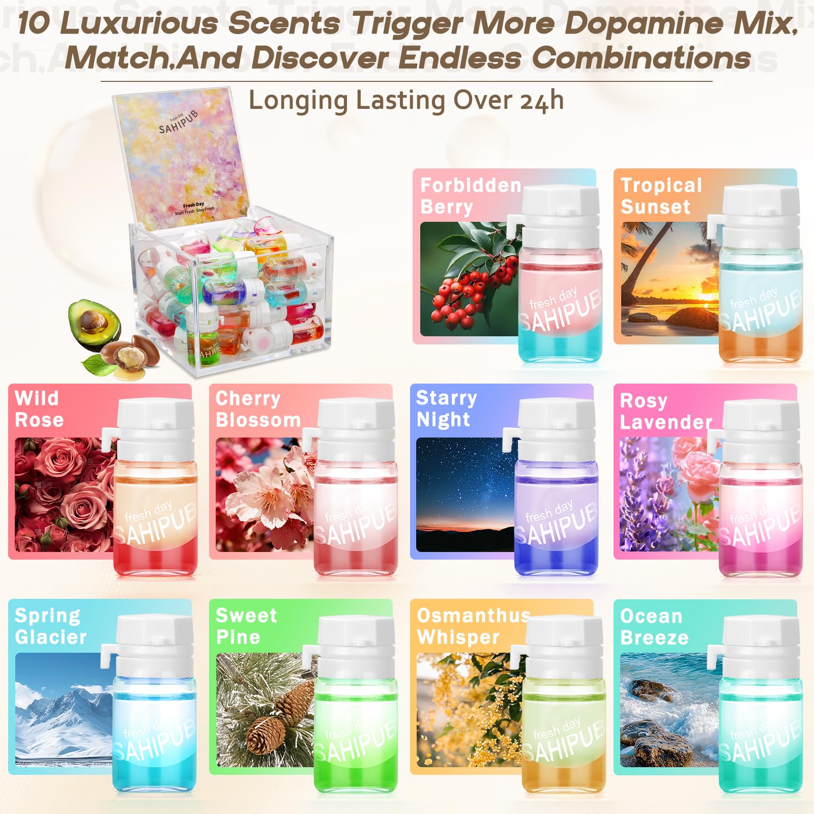SAHIPUB 2-in-1 Leave-In Serum for quick moisture and fragrance