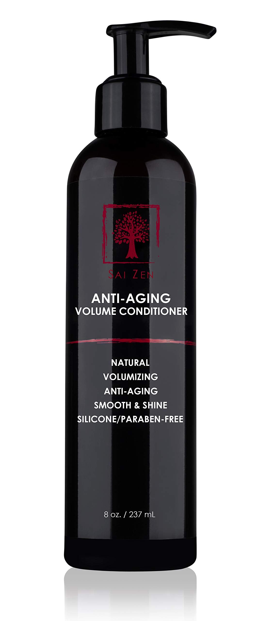 Sai Zen Anti-Aging Volume Conditioner bottle for fuller-looking, hydrated hair
