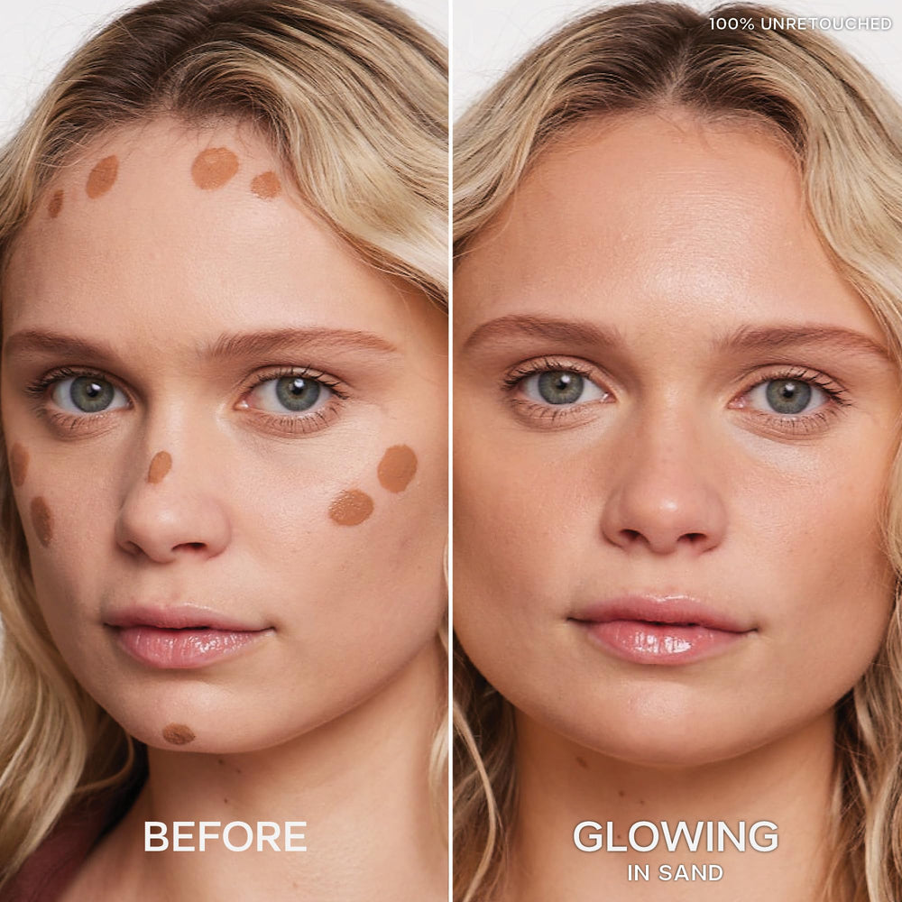 Saie Dew Bronze doe-foot applicator enables targeted, streak-free bronze.