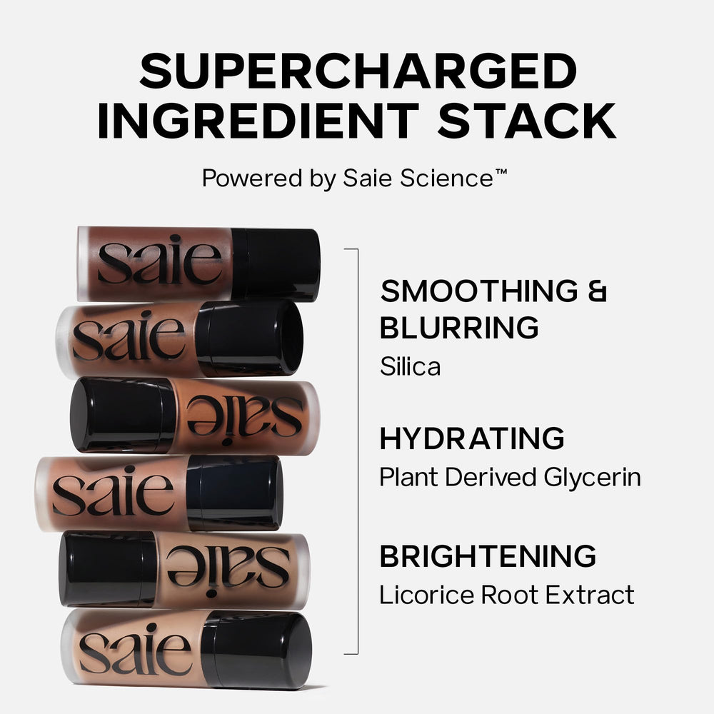 Applying Dew Bronze on cheekbones for subtle warmth and glow.