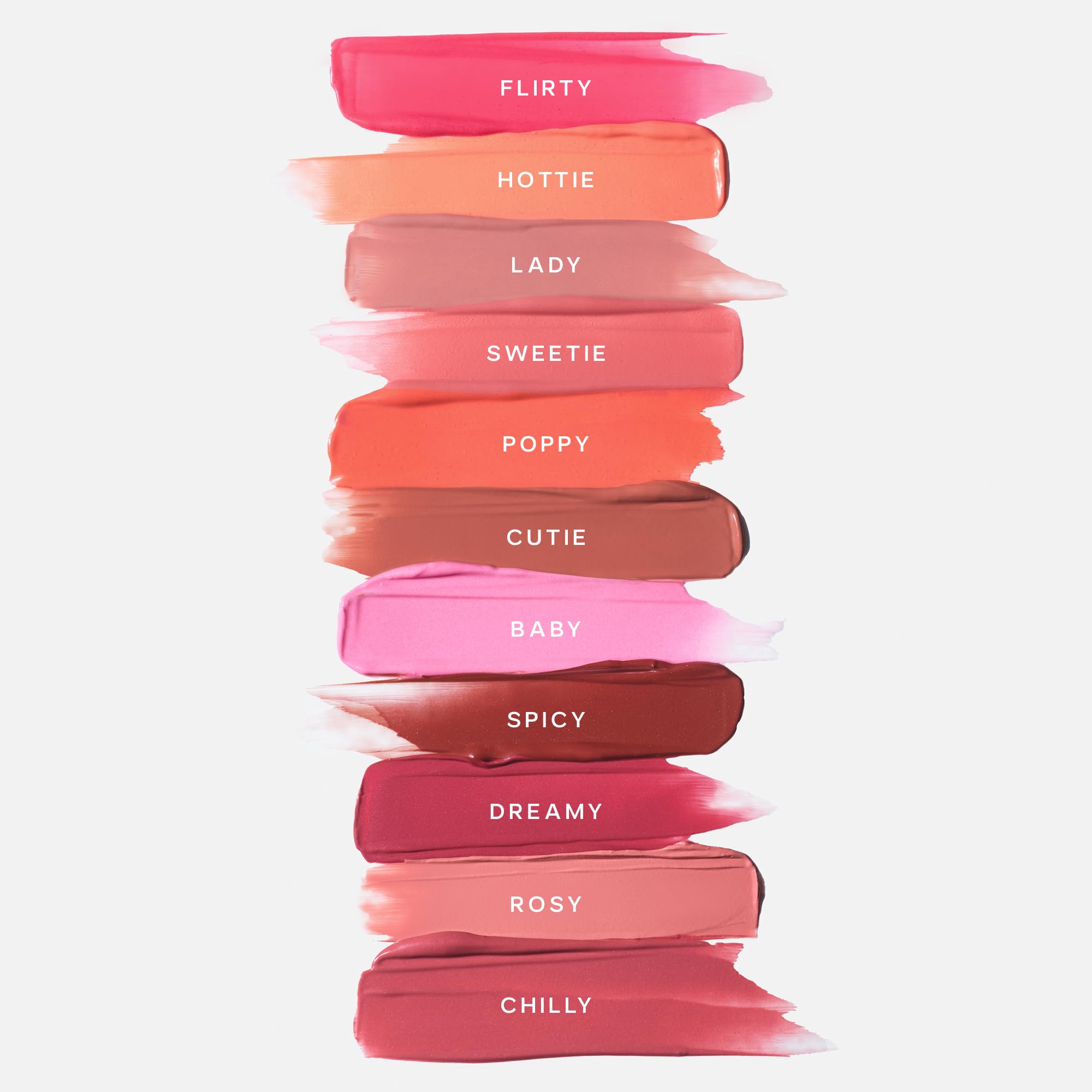 Saie Dew Liquid Blush applicator dots show precise placement