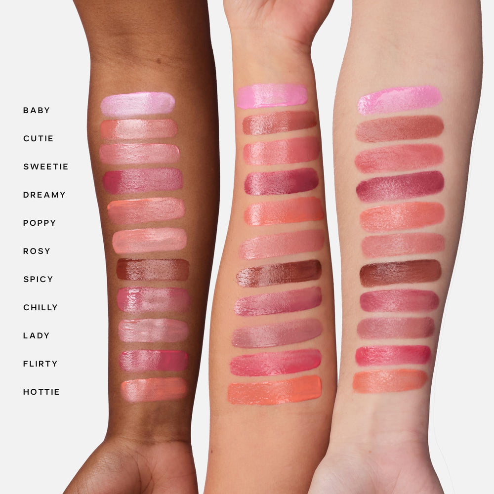 Saie Dew Liquid Blush packaging bottle shown as premium vegan makeup