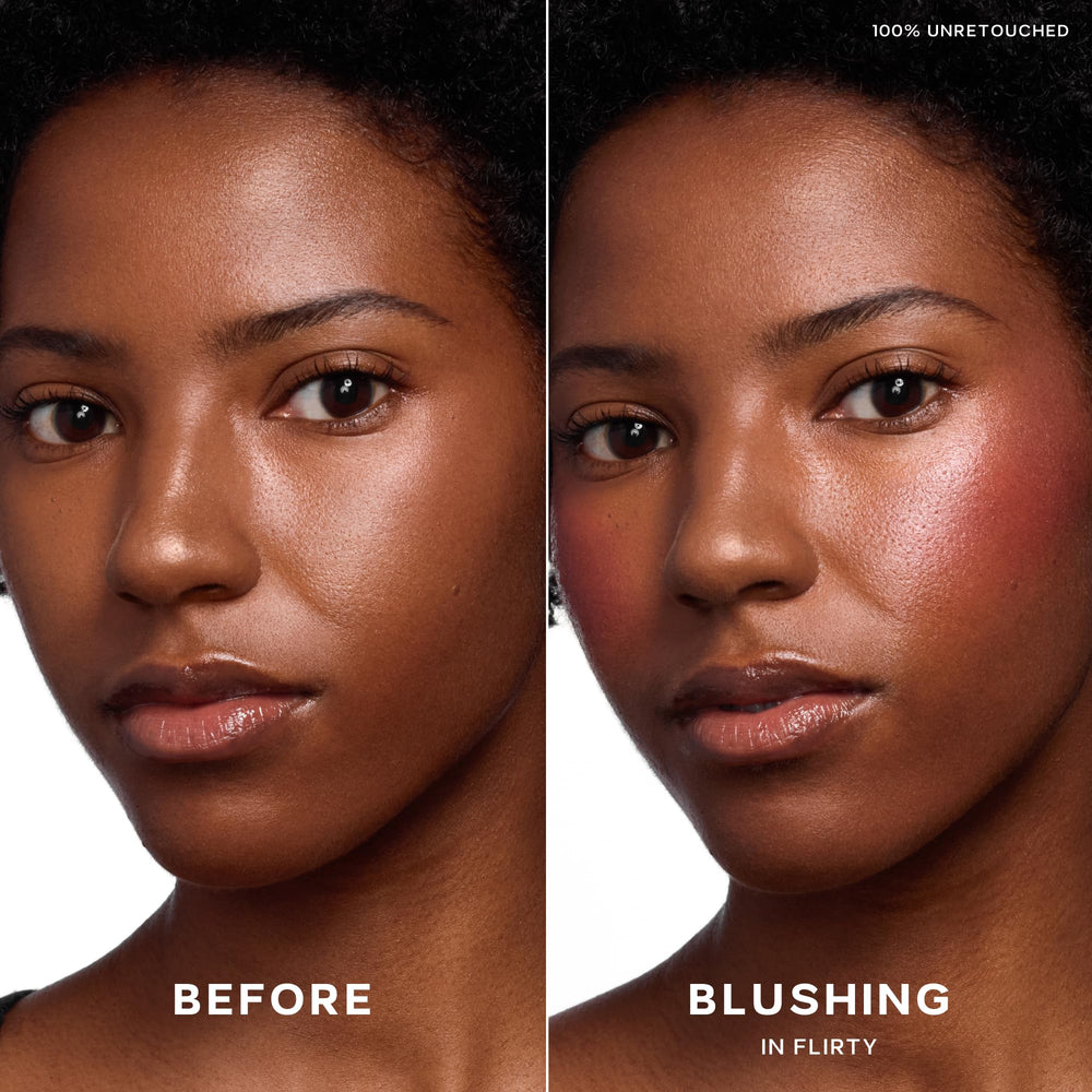 Saie Dew Liquid Blush tinted glow on skin for a lit-from-within finish