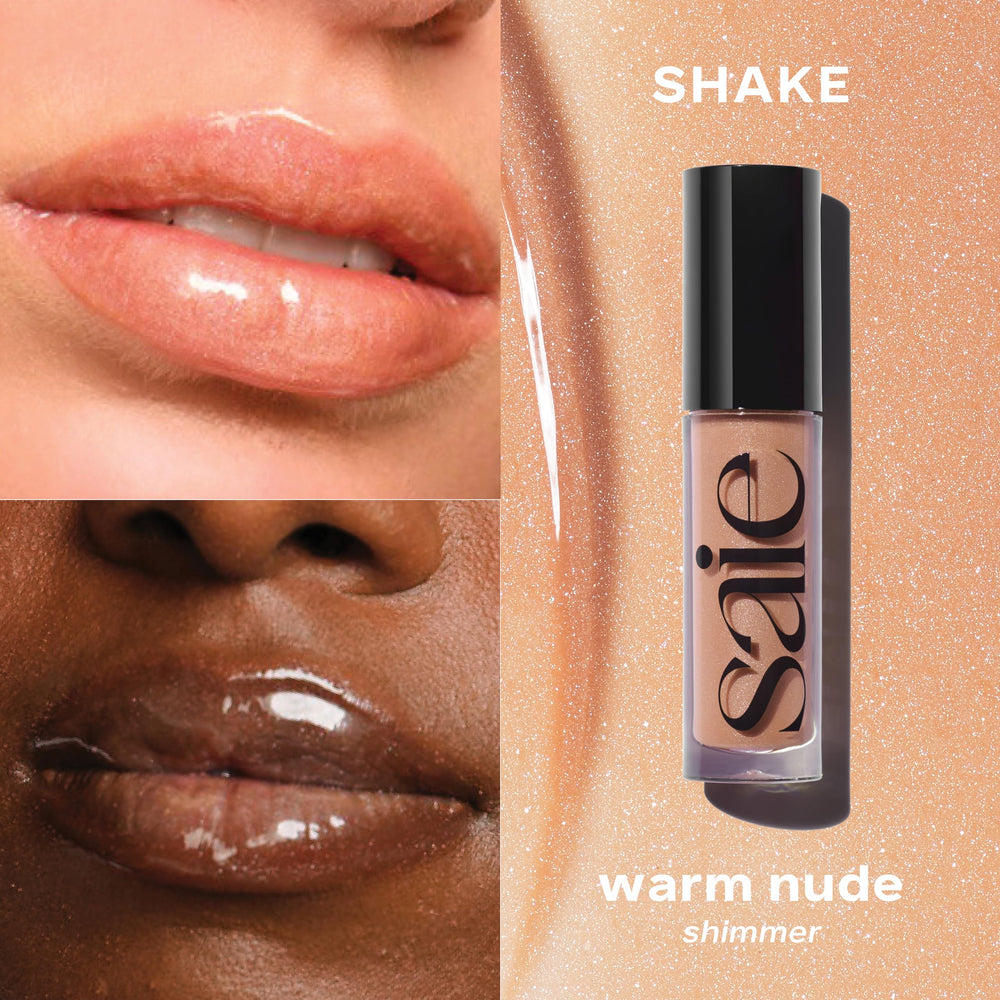 Saie Glossybounce with hyaluronic acid delivers hydrated-looking lips