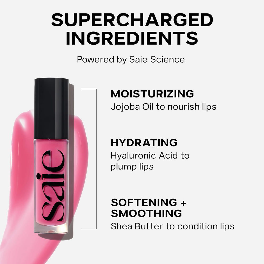 Saie Glossybounce Hyaluronic Acid delivers lasting hydration