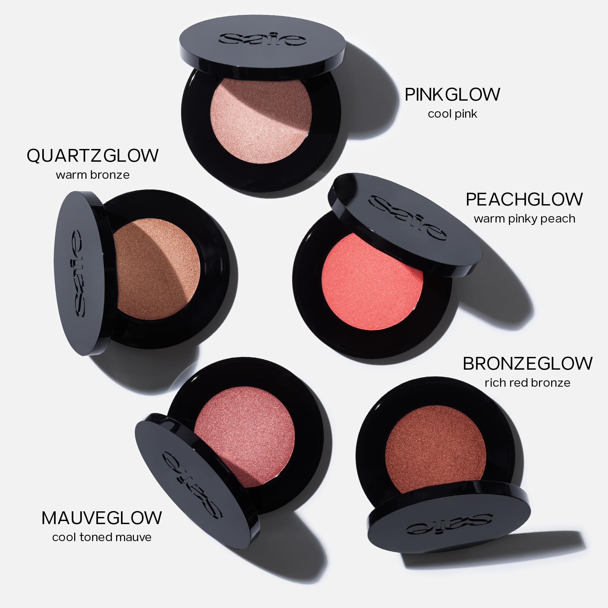 Saie Glow Sculpt applied to cupid’s bow for subtle radiance.
