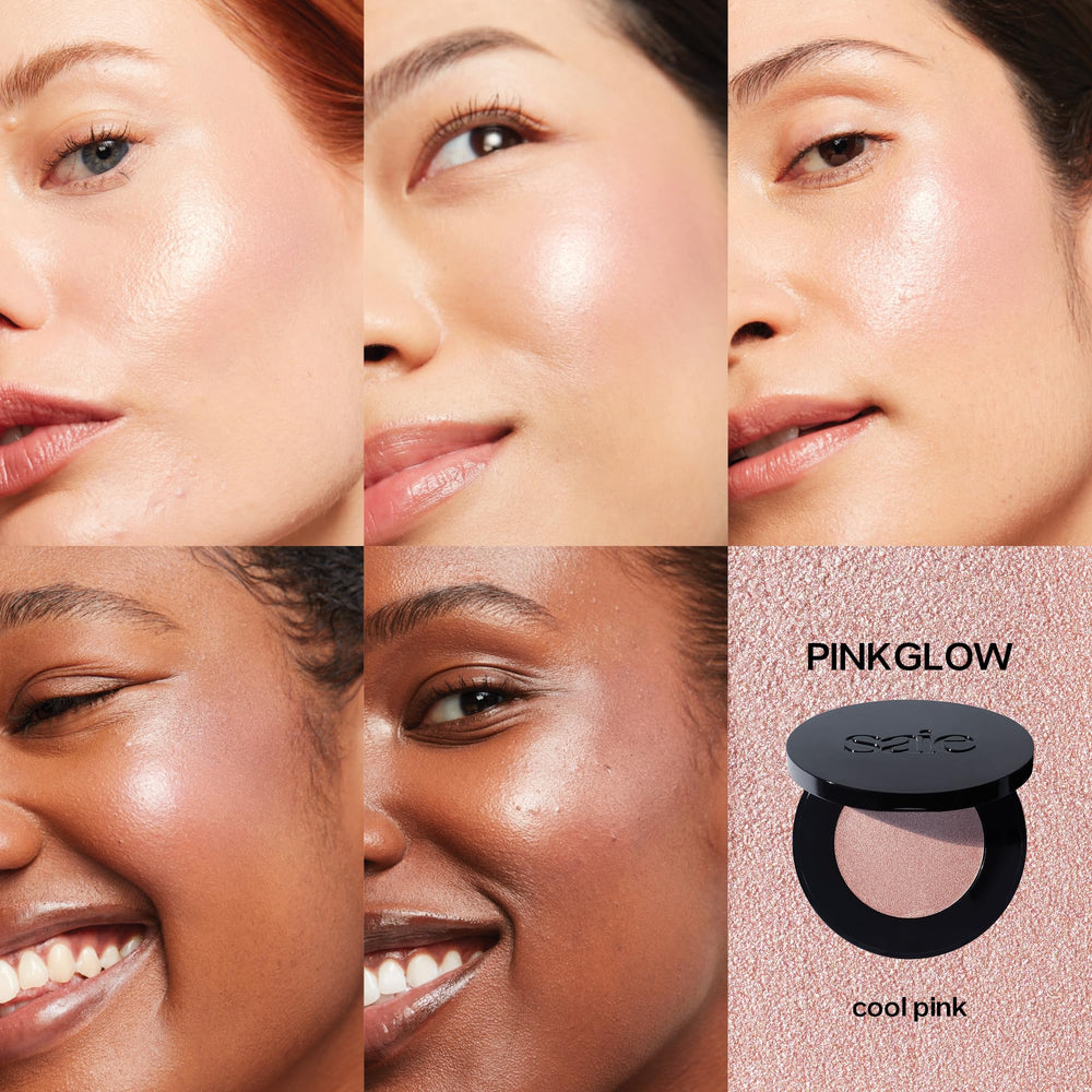 Saie Glow Sculpt Hyaluronic Acid adds hydration under the glow