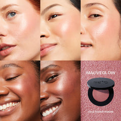 Saie Glow Sculpt Mauveglow small brush end for precise high-point highlighting
