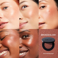 Saie Glow Sculpt small brush end highlighting high points precisely