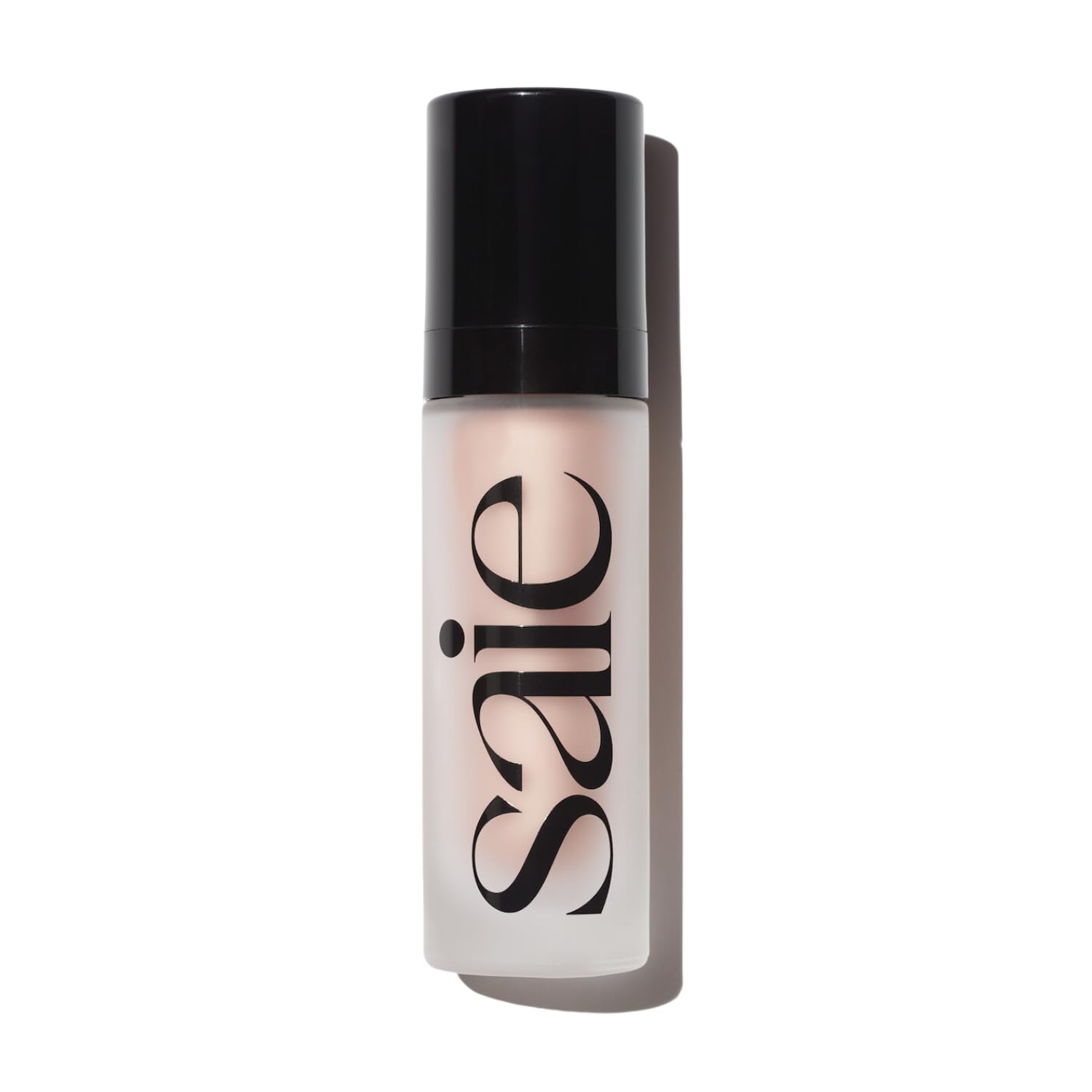 Saie Glowy Super Gel bottle in Roseglow delivering a radiant, hydrating glow.