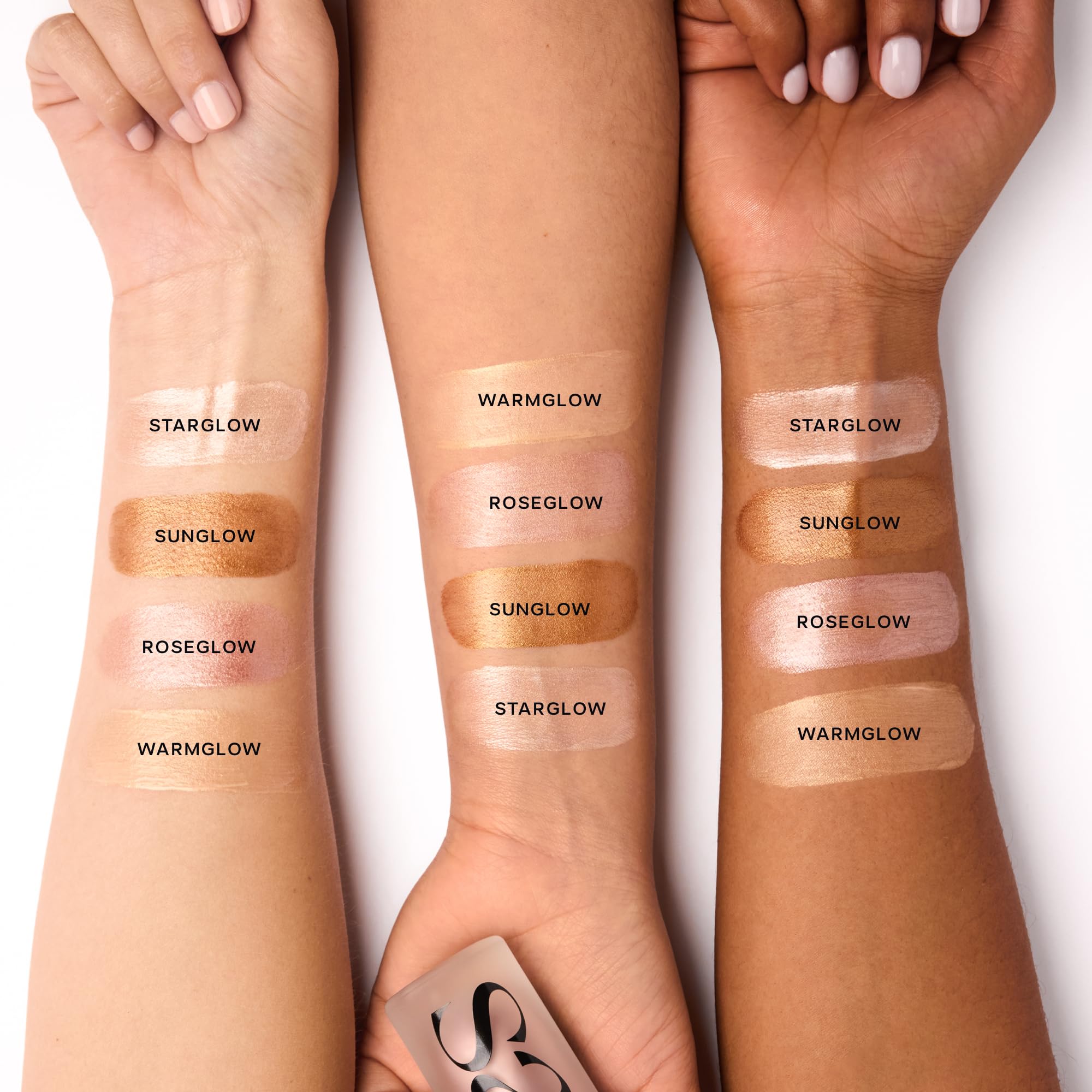 Saie Glowy Super Gel under foundation provides priming glow.