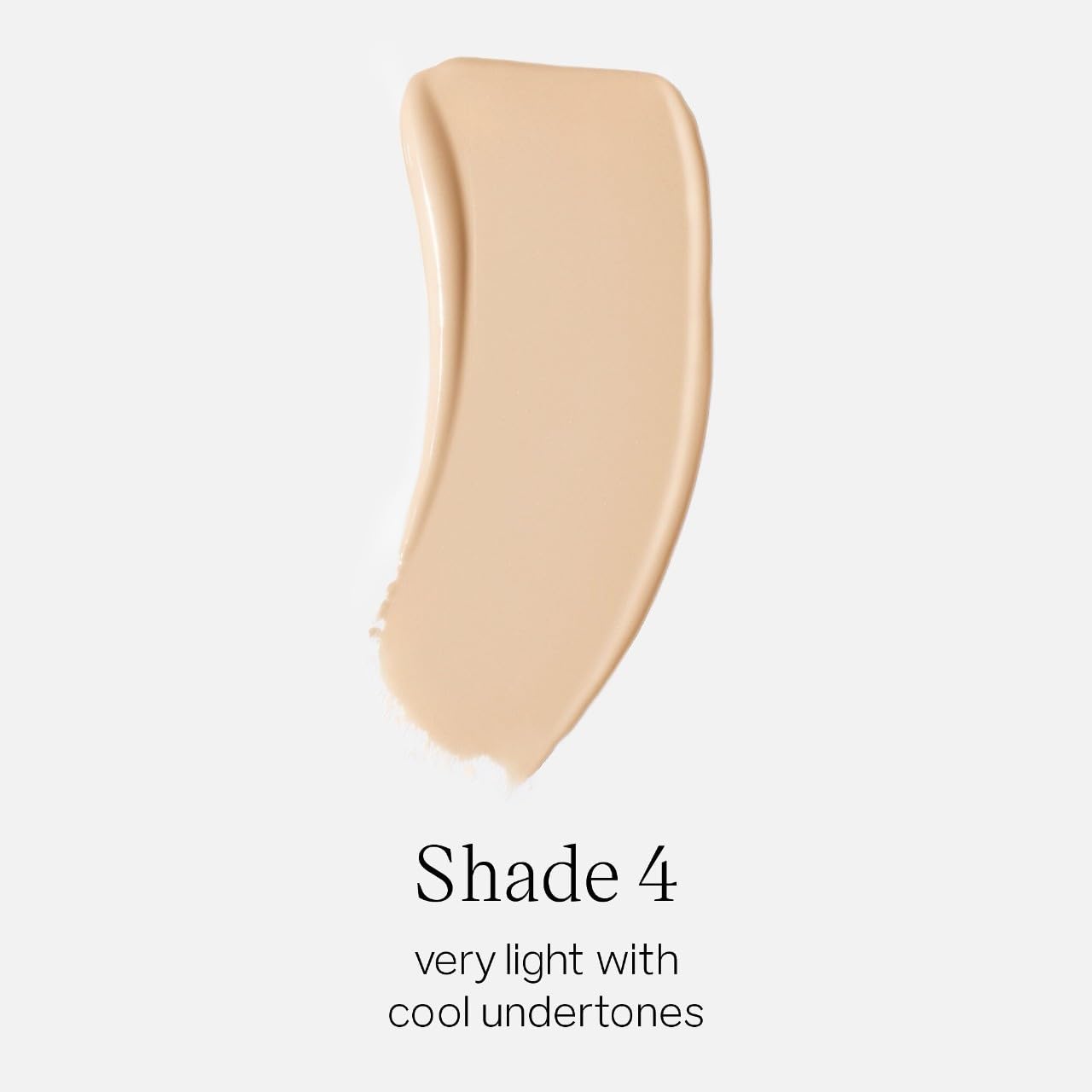 Saie Glowy Super Skin Tint texture closeup showing creamy, dewy finish.