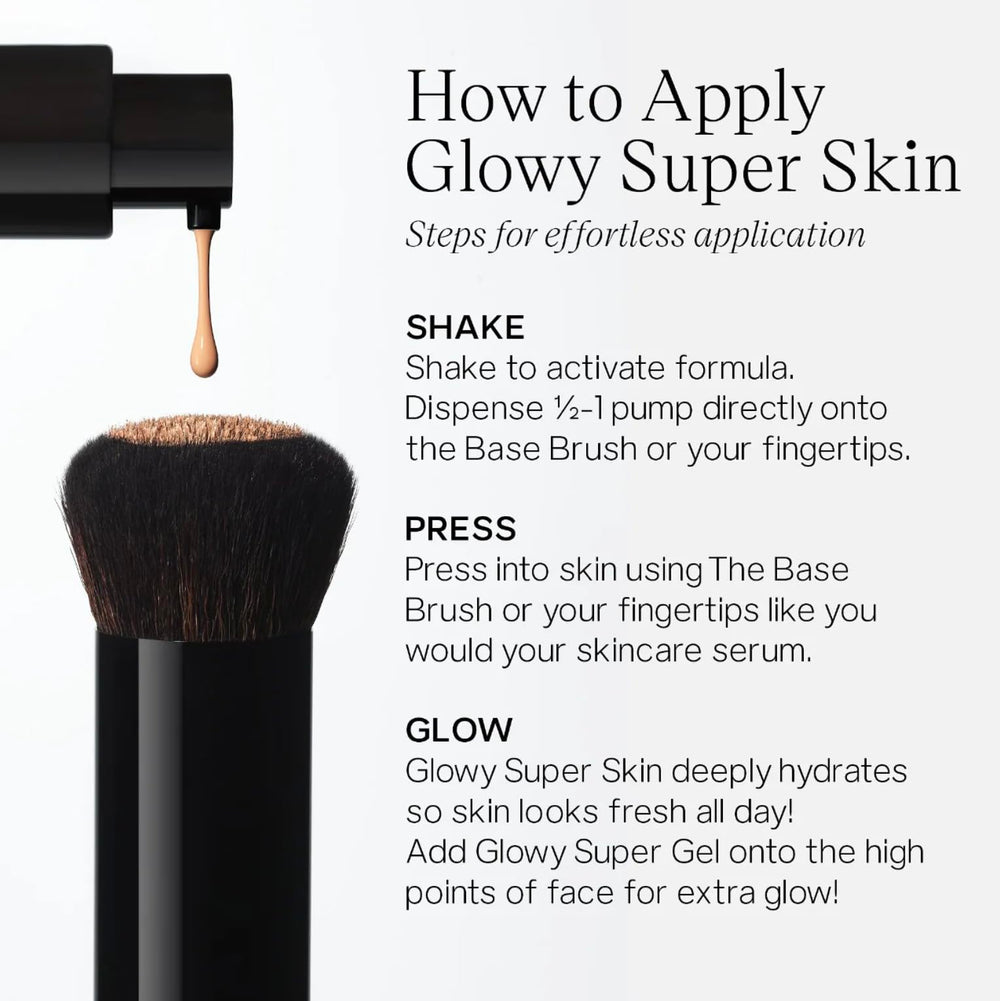 Saie Glowy Super Skin Tint vegan and dermatologist-tested badge
