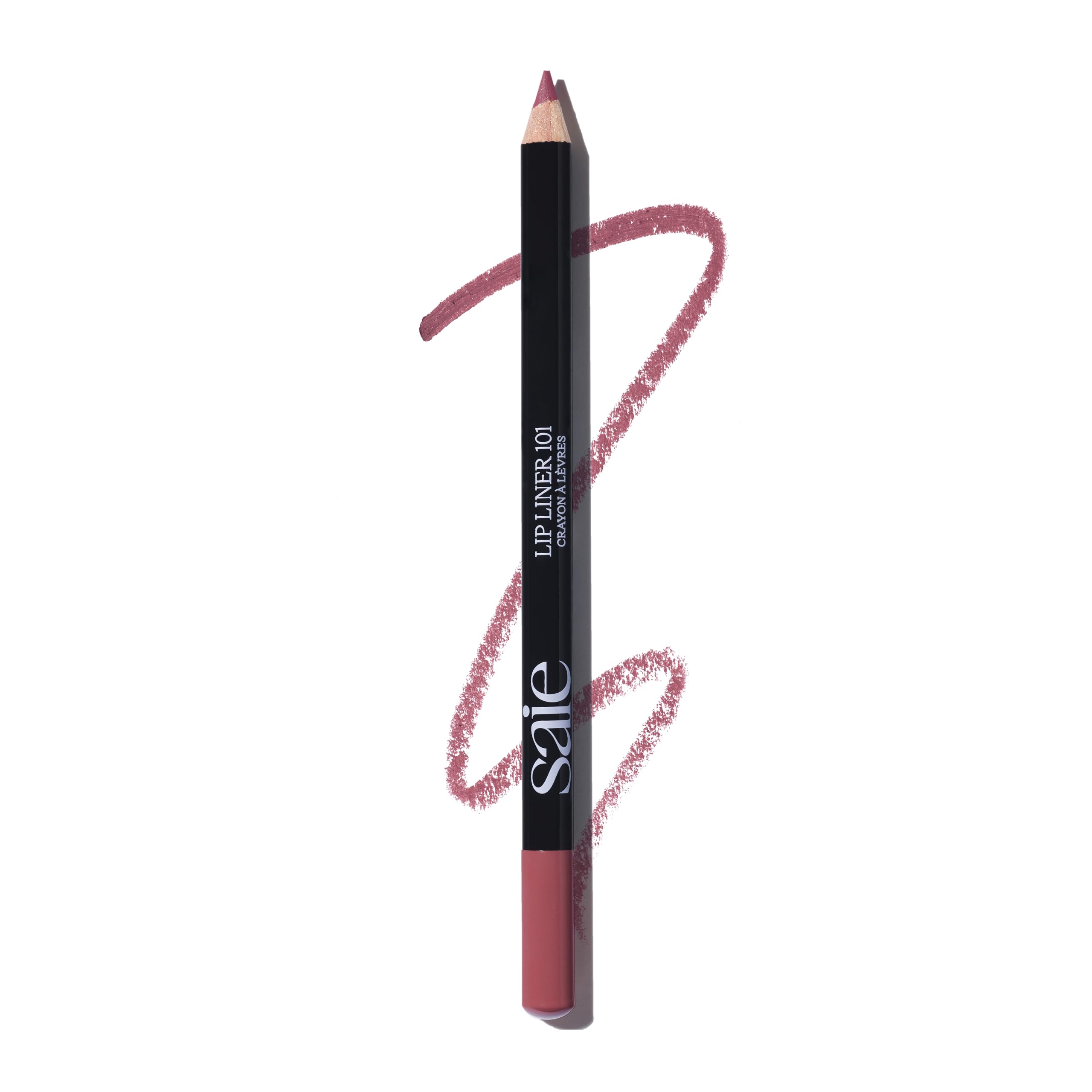 Saie Lip Liner 101 creamy soft-matte application for precise lip definition
