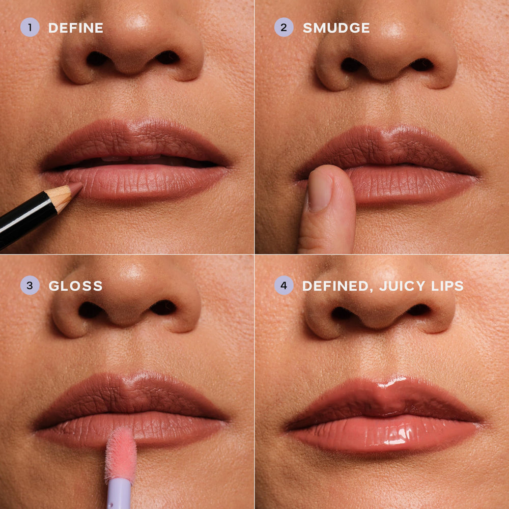 Saie Lip Liner 101 wooden-pencil packaging minimizes waste