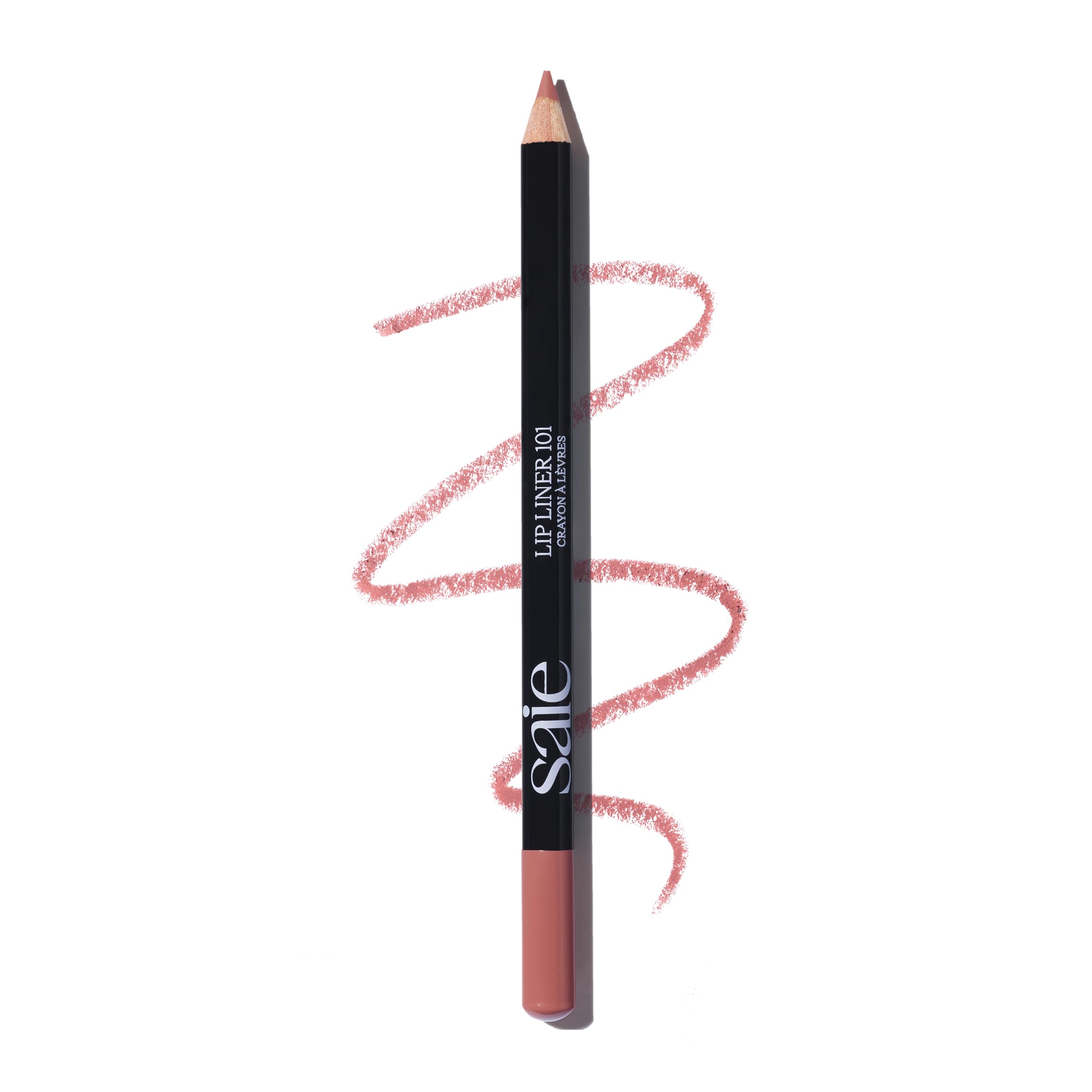 Saie Lip Liner 101 packaging close-up highlighting precise shaping
