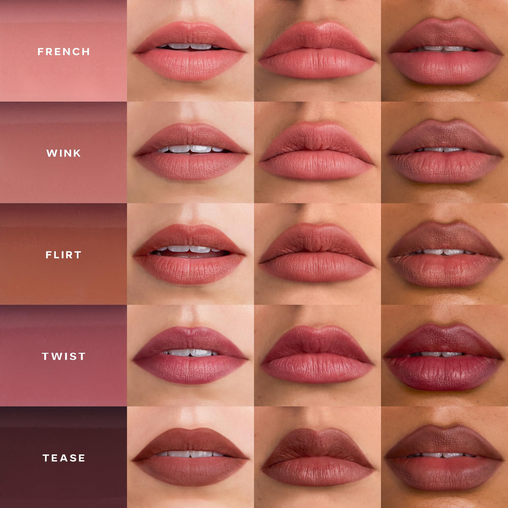 Saie Lip Liner 101 precision tip demo for clean definition