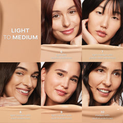 Saie Slip Tint concealer dispense tube ready for precise under-eye application and spot concealing.