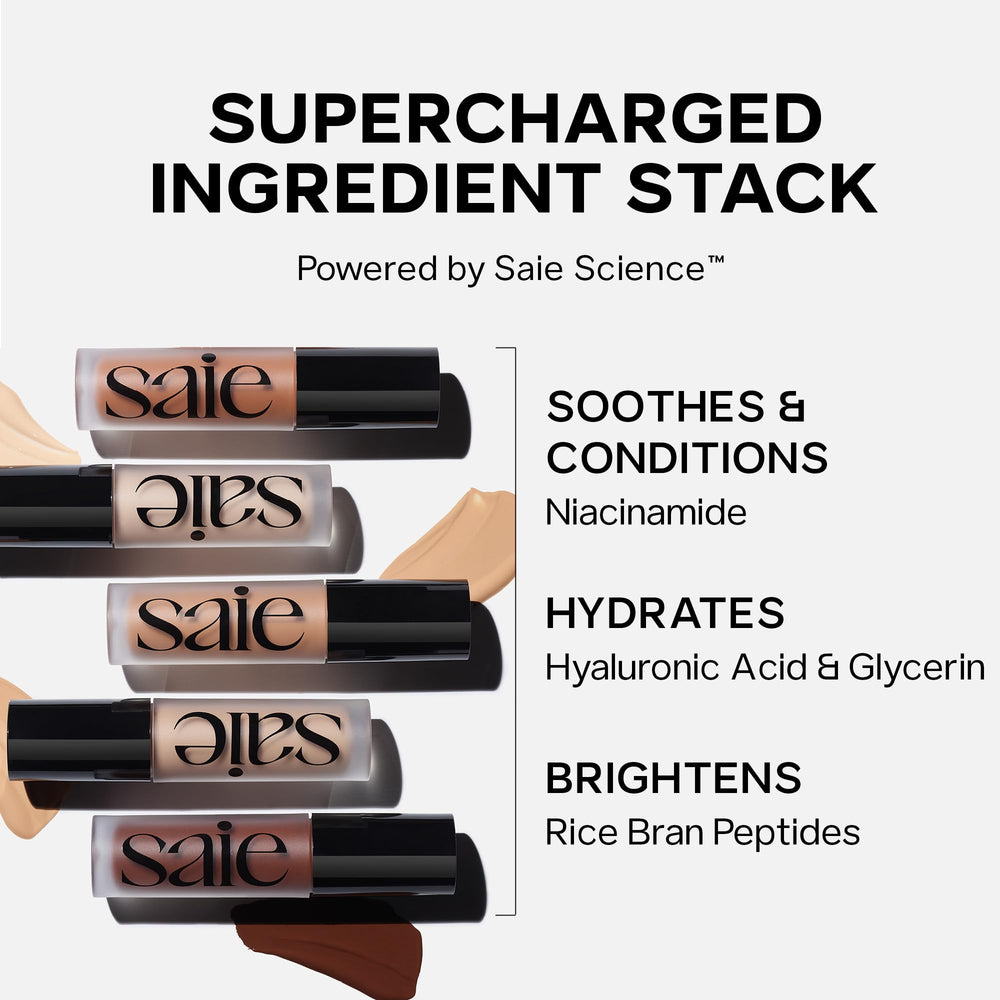 Saie Slip Tint cruelty-free vegan badge signals an ethical makeup choice.