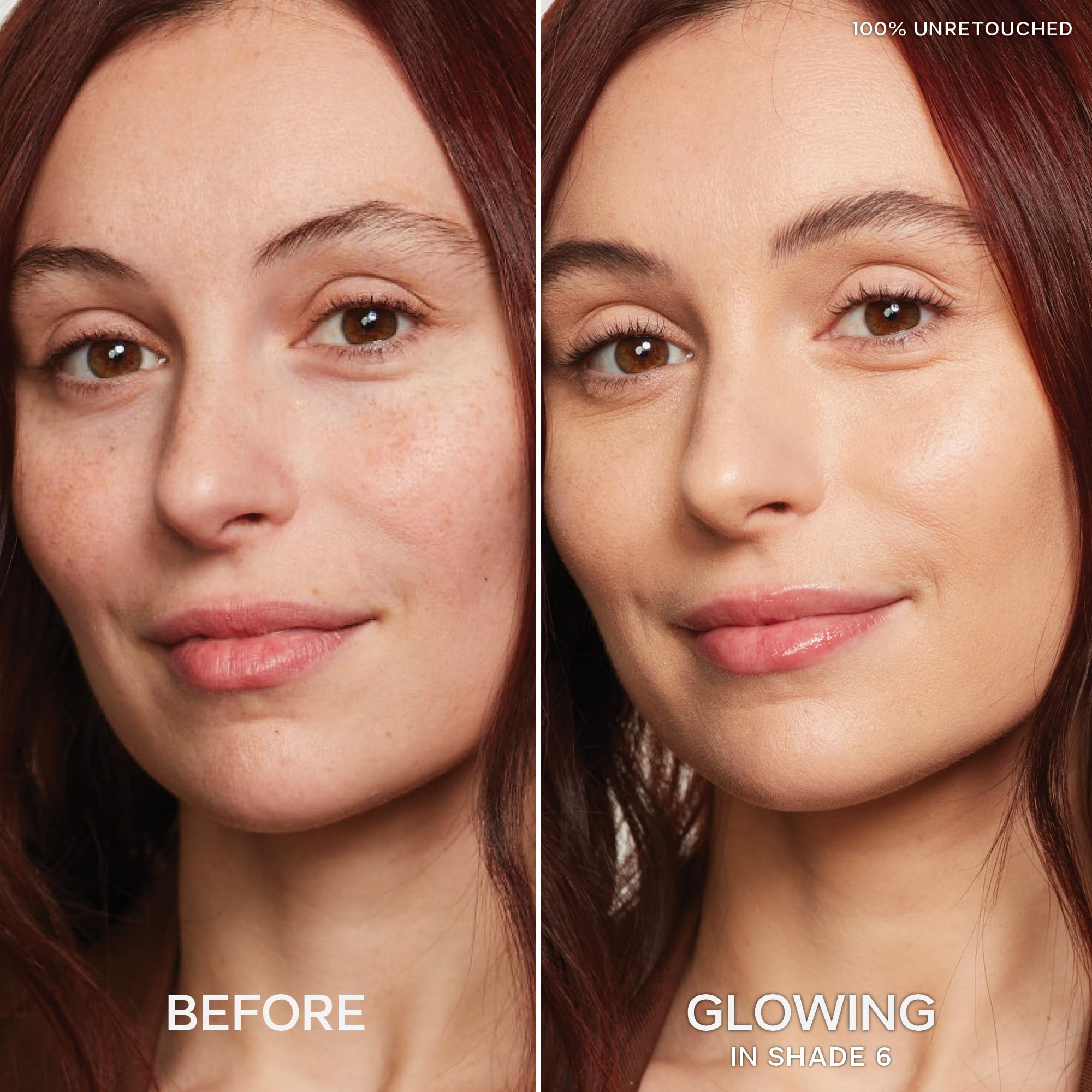 Saie Slip Tint swatches on skin demonstrating medium coverage and radiant finish.