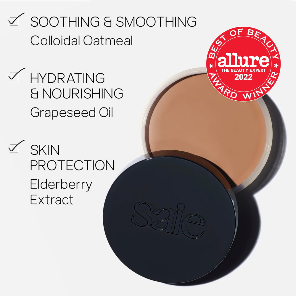 Saie Sun Melt cheekbone blend defining soft contour