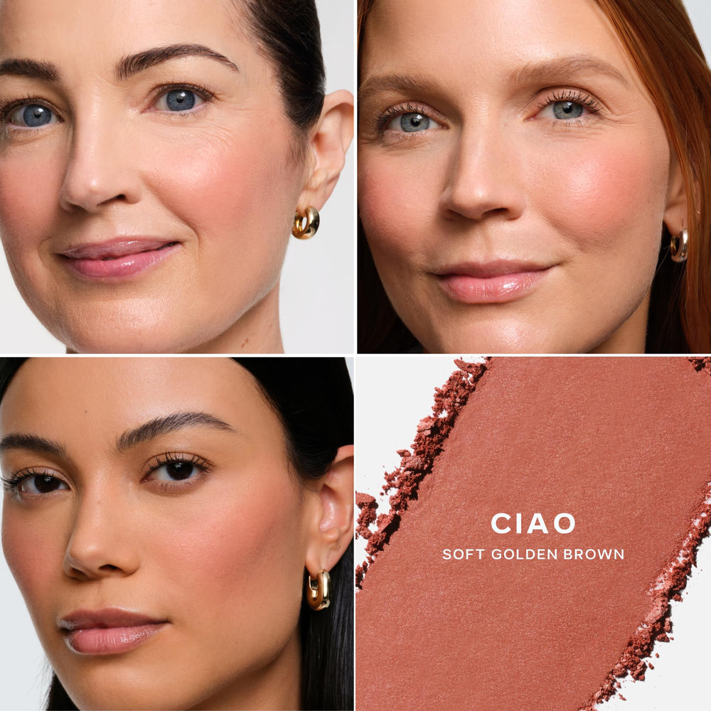 Saie SuperSuede close-up reveals hyaluronic acid-infused formula for hydrating wear.