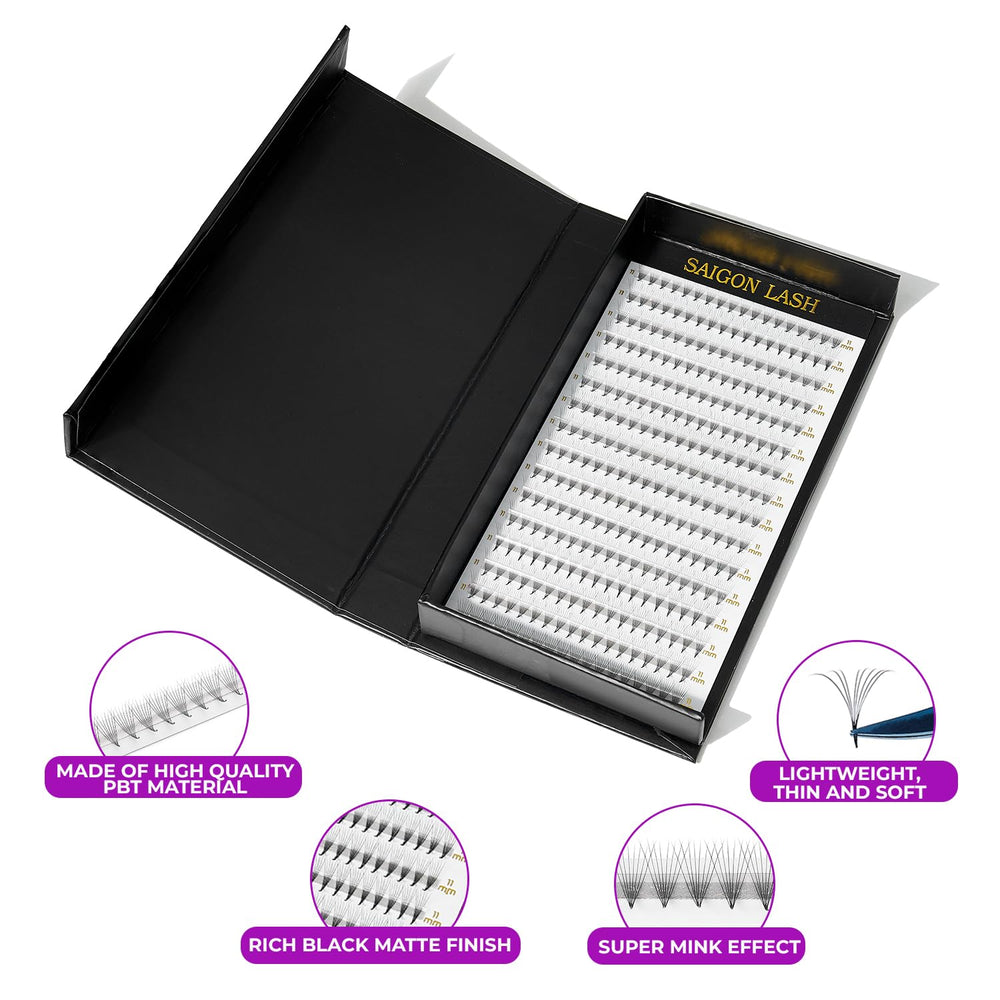 Saigon Lash vegan black PBT material delivers lightweight, comfortable wear.