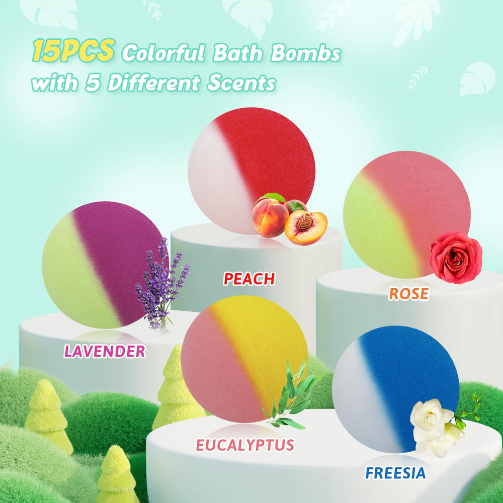 Sailimu bath bombs create colorful, fizzing water for joyful baths.