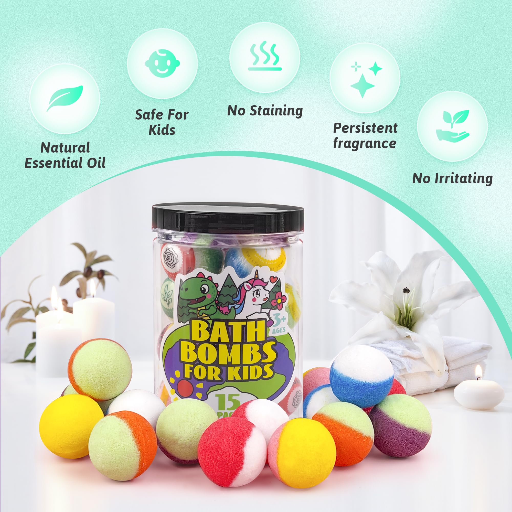 Sailimu reusable jar packaging keeps bombs organized and gift-ready.