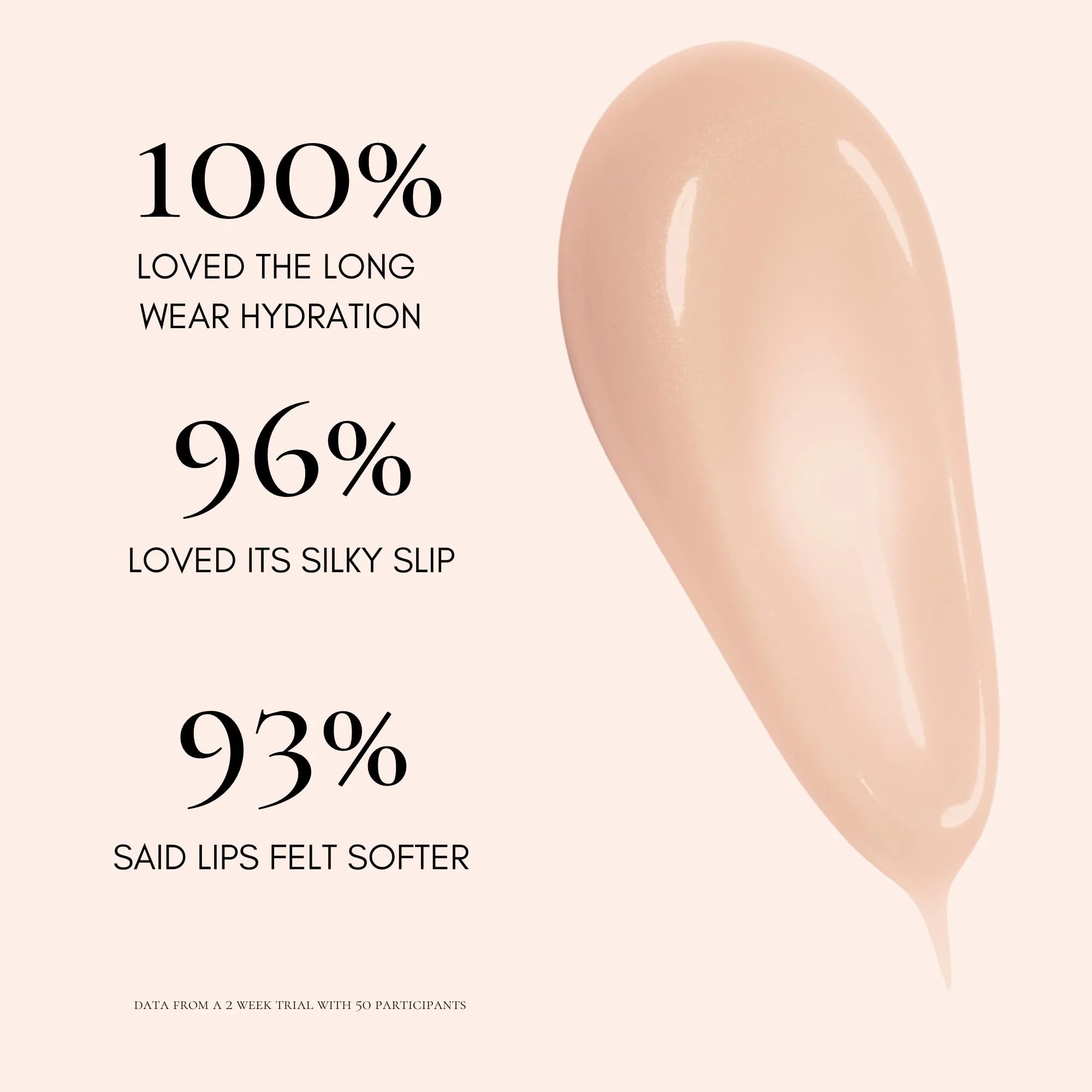 SAINT JANE Nectar lip oil outer packaging in an elegant display