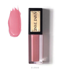 Saint Jane Luxury Lip Oil in soft petal pink delivers a sheer color wash.
