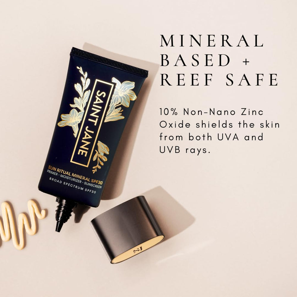 SAINT JANE Luxury Sun Ritual doubles as primer and moisturizer
