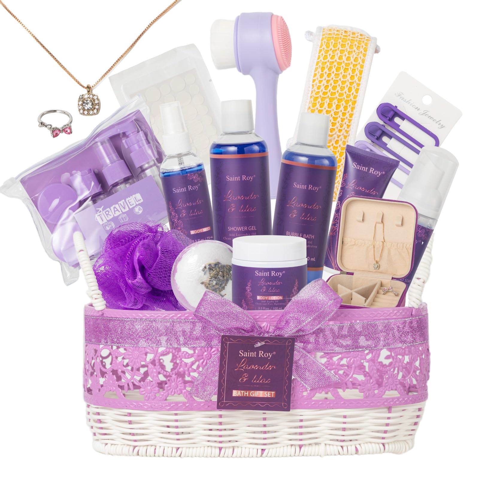 Saint Roy travel empty bottle set for on-the-go routines